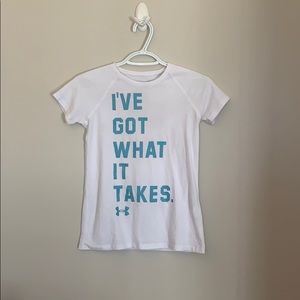Girls under armour t-shirt